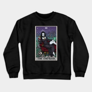 The Empress Tarot Card Terror Tarot Edition Halloween Vampire Crewneck Sweatshirt